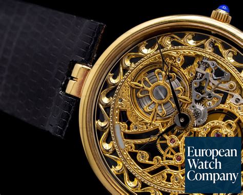 Patek Philippe Squelette 3883 Yellow gold Skelotonized 1980 